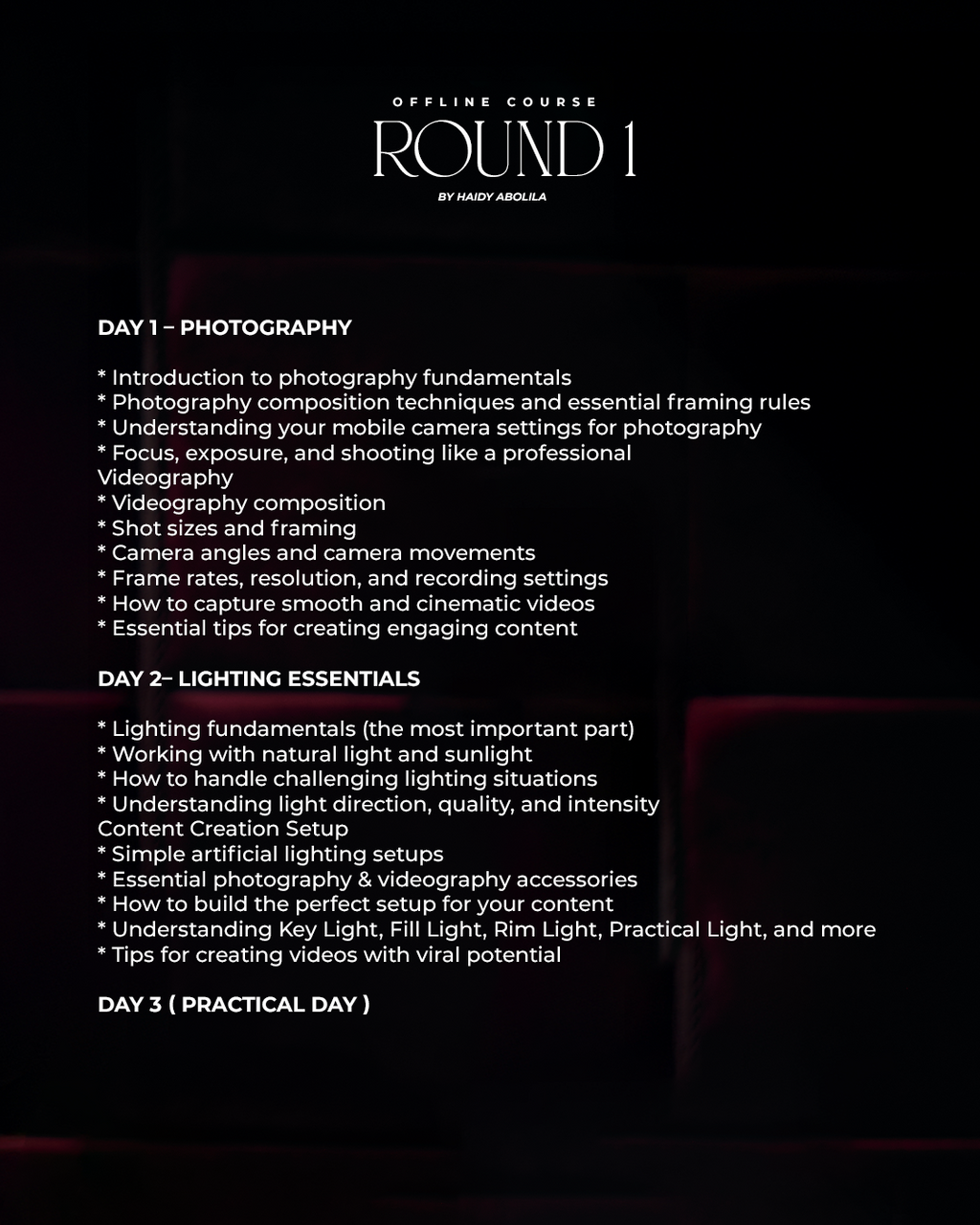 OFFLINE ROUND 1