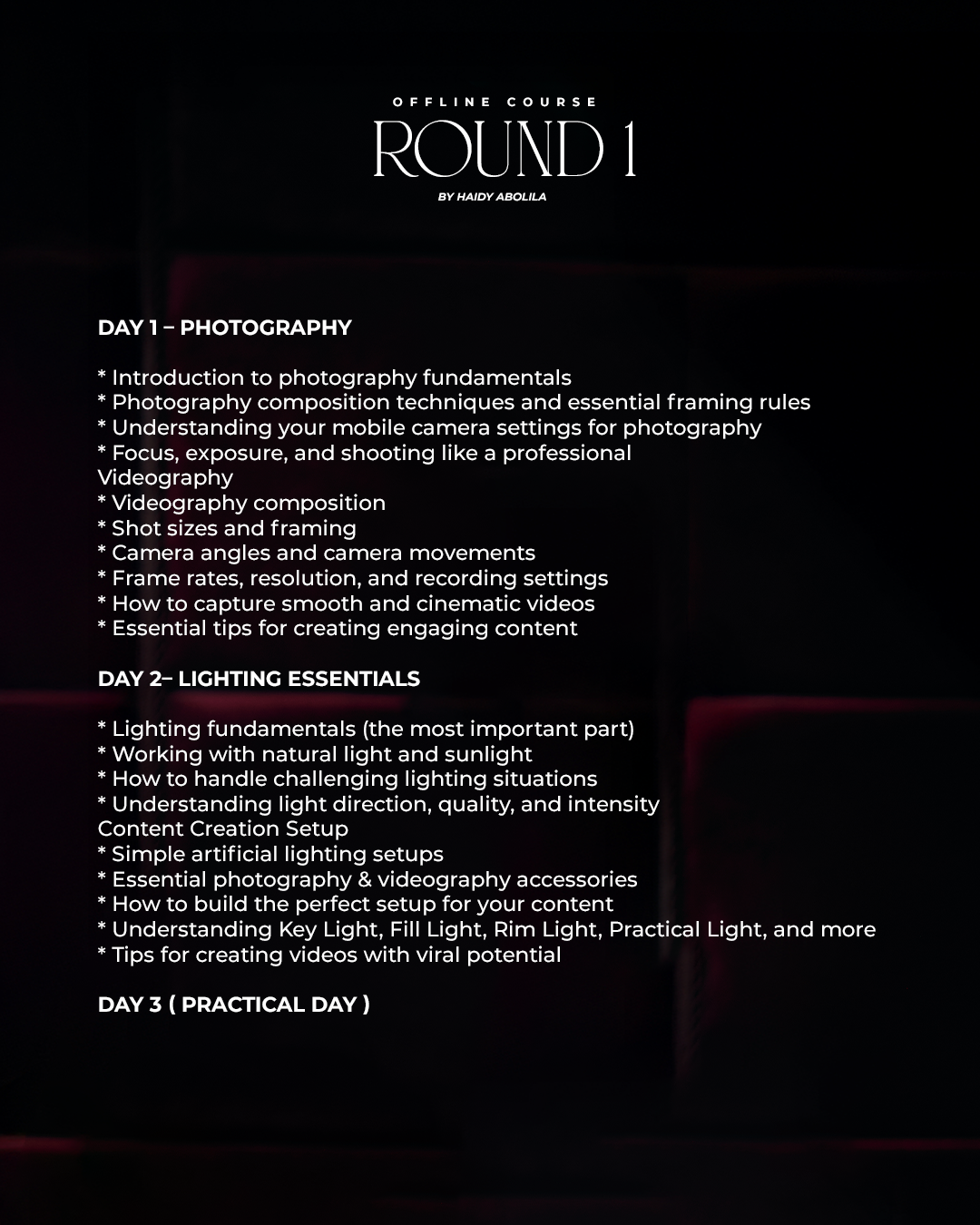 OFFLINE ROUND 1